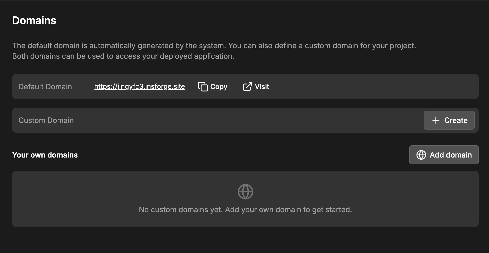 Custom Domain